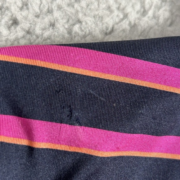 RLX Ralph Lauren Polo Shirt Mens XL‎ Striped Blue Pink White Short Sleeve Golf - Picture 7 of 7